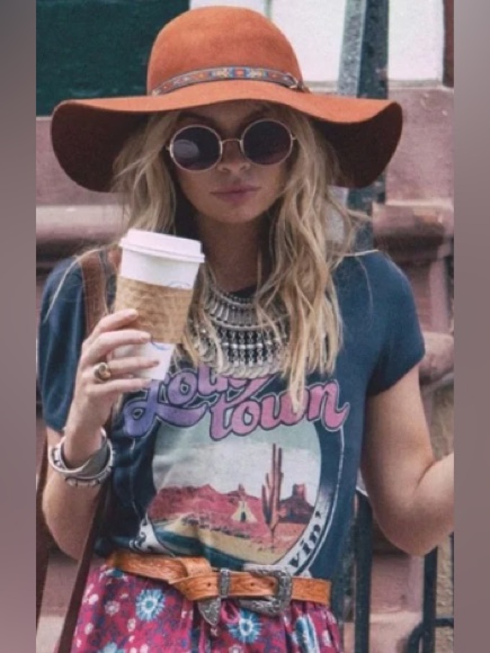 Spell & The Gypsy Collective Vintage Folk Town T-Shirt Size XL